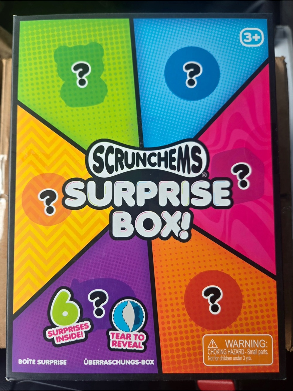 SCRUNCHEMS SURPRISE BOX 🎁 6 MYSTERY SQUISHY SURPRISES • NEW & SEALED!